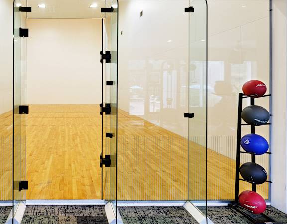 The Vineyards racquetball court