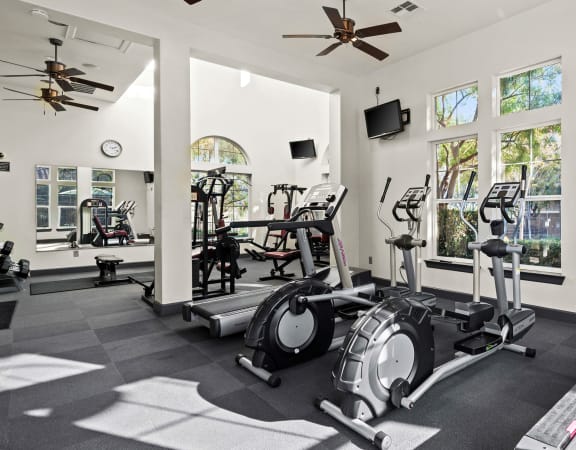 Foothills at Old Town Apartments fitness center