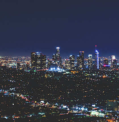 a night view of the city