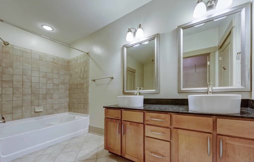 Hardwood Flooring and Tiled Bathrooms at 712 Tucker, Raleigh, 27603