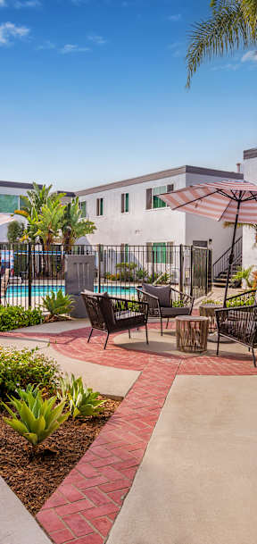 view of riviera pool