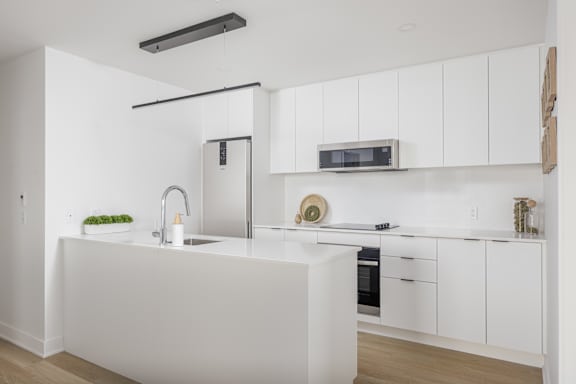 Kitchen Space at Lynk De la Savane Apartments, Montreal