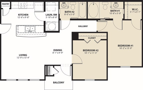 Floor Plan  Unit B-1