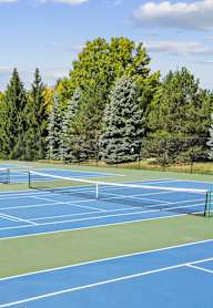 Tennis and Pickleball Courts at Atrium in The Village, Beachwood, OH 44122