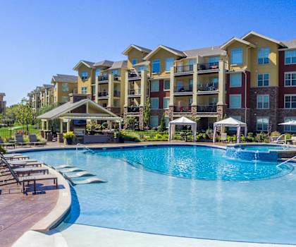Outdoor Swimming Pool  at WaterCrest at City Center, Kansas, 66219