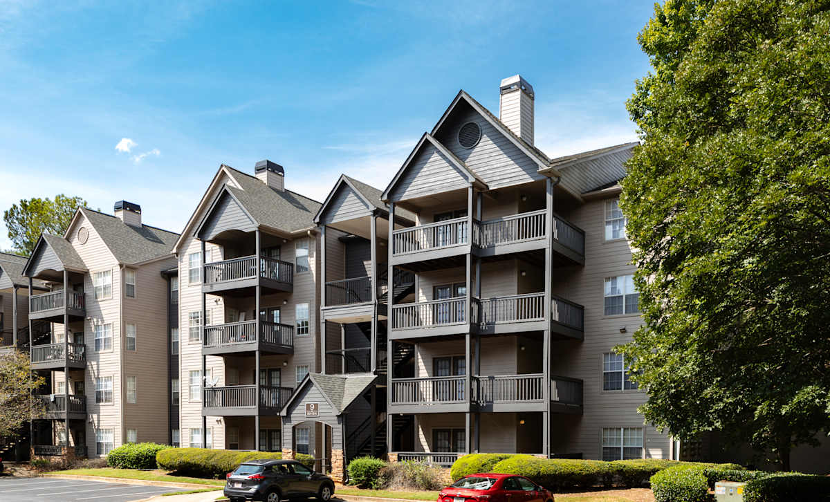 Wesley Hampstead Apartments at Douglasville exterior view - Lithia Springs, GA