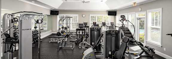 State-Of-The-Art Gym And Spin Studio at Abberly Green Apartment Homes, Mooresville, 28117