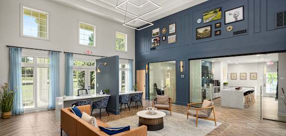 Resident clubhouse at Ashton Brook apartments in Franklin, TN
