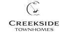 A logo for Creekside Townhomes is displayed.