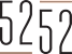 A number 5252 is written in black color.