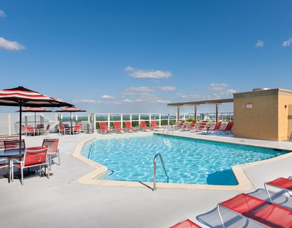 Rooftop Pool at Harrison at Reston Town Center, Reston, VA, 20190