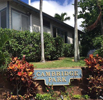 Cambridge Park Apartments Signage