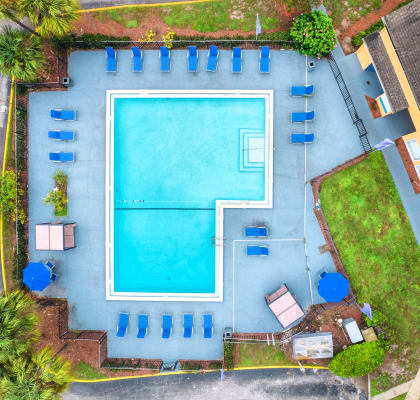 Pool View from top at Village Park, Orlando, 32808