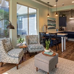 resident club room at Waterman's Crossing Apartments in Newport News, VA