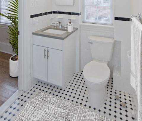 a small bathroom with a toilet and a sink
