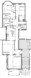  Floor Plan 304 North Units