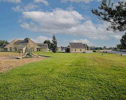 Cottonwood Apartments yard with playground
