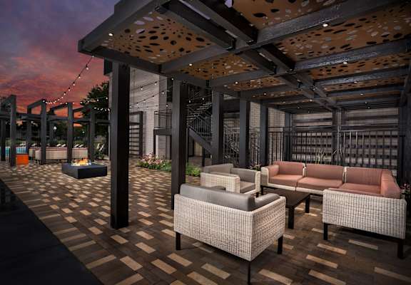 Outdoor Living at Seven Springs Apartments, College Park, MD 20740