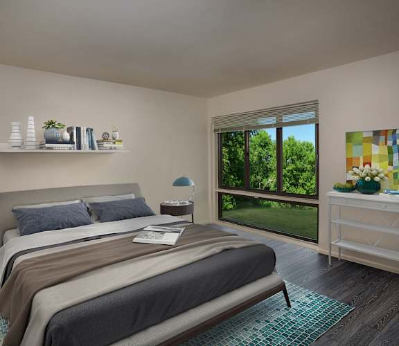 bedroom at GrandView Apartments, Falls Church, Virginia