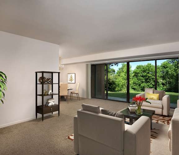 Modern Living Room at GrandView Apartments, Falls Church, VA, 22041