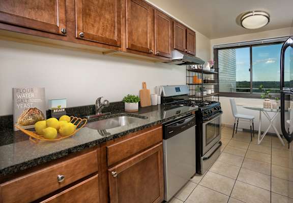Island Kitchen at Colesville Towers Apartments, Maryland