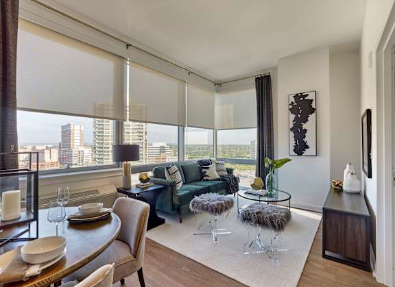 Living and dining area
