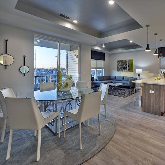 Dining And Kitchen at Central and Oak, East Rutherford, 07073