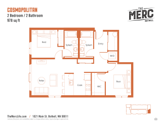 The Merc Apartments Cosmopolitan Floor Plan