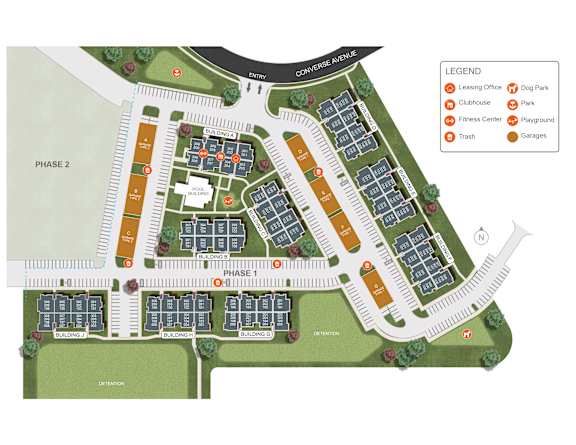 Ridge View Site Map