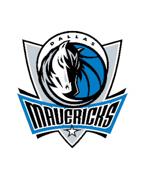 The image is of the Dallas Mavericks basketball team logo.
