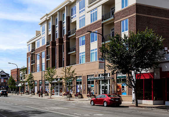 Exterior Building at The Residences of Wilmette, Wilmette, Illinois