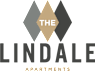 The Lindale Apartments logo with a white background.