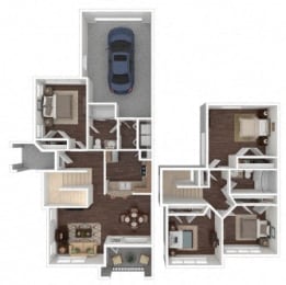 4 bedroom 2 bath photo layout