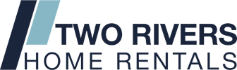 the logo for the lake shore store on a blue background at Two Rivers Home Rentals, West Des Moines, Iowa