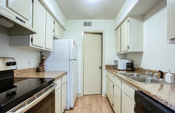 white cabinet Kitchen