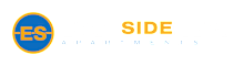 Eastside 1276 Apartments logo with a blue and yellow circle.