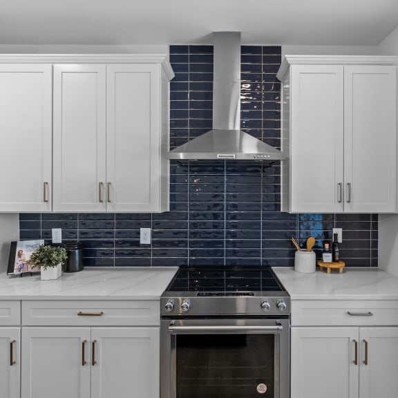 a modern kitchen at The Collection Charlotte in Charlotte, NC, 28205