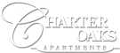 White Property Logo for Charter Oaks Apartments, Davison, 48423