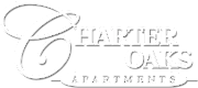 White Property Logo for Charter Oaks Apartments, Davison, 48423