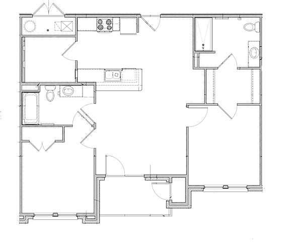 Floor Plan  2 Bedroom