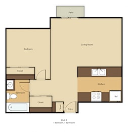  Floor Plan Unit Type B