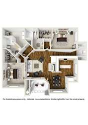 Fir Floor Plan at Sturbridge Commons, Alabama