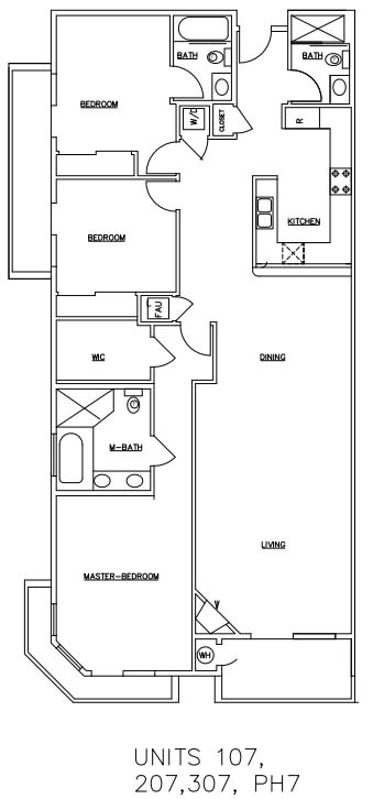 Units 107, 207, 307, PH7