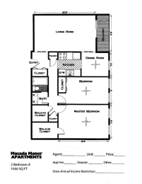 Floor Plan 2.1bedA