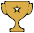a screenshot of a black screen with a yellow background and a black and green border