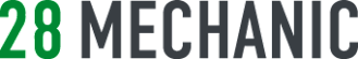 The image features the word "MECHANIC" with the number 28 in green on a black background.