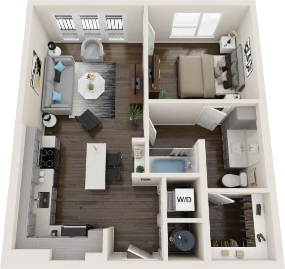 Axio at Carillon - A5- 1 Bedroom 1 Bath