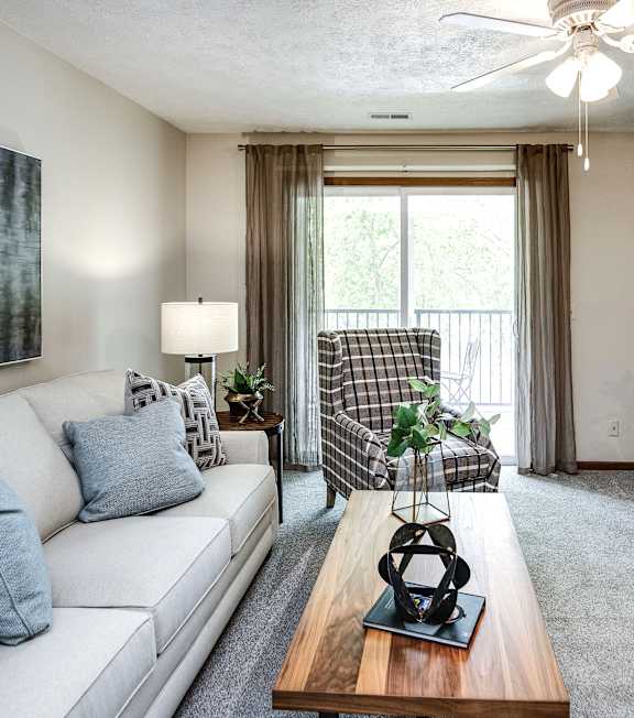 Modern Living Room at The Pointe, LaVista, Nebraska
