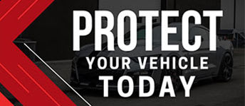 A car is displayed with the text "PROTECT YOUR VEHICLE TODAY" in a promotional image.