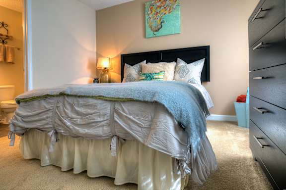 Expansive bedrooms mean lots of space for furniture and your finishing touches.